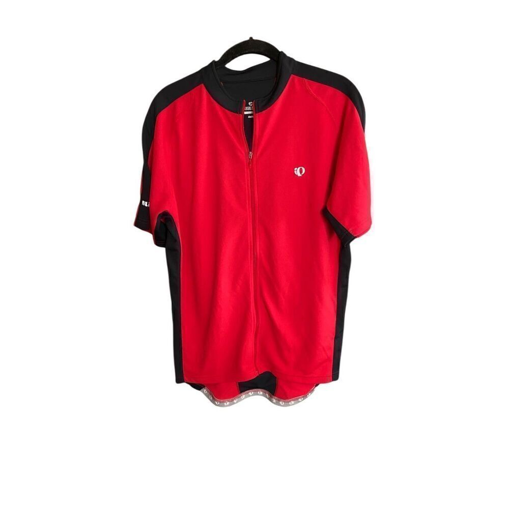 Pearl Izumi men’s cycling jersey, red and black size medium